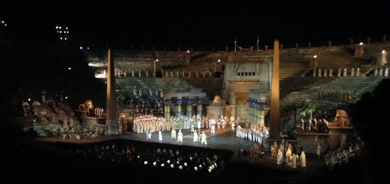 L'Aida all'Arena. notte di San Lorenzo 2014